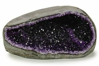 Sparkly Deep-Purple Amethyst Geode - Uruguay #378194