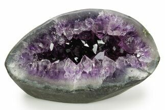 Sparkly Deep-Purple Amethyst Geode - Uruguay #378219