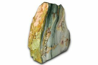 Freestanding Gary Green Jasper (Larsonite) Bog Wood - Oregon #377822