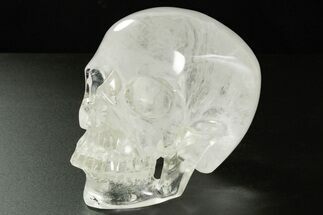 Realistic, Polished Clear Quartz Crystal Skull - Madagascar #378601