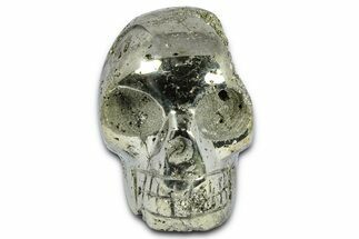 Sparkling Pyrite Skull - Peru #378792