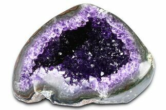 Sparkly, Dark Purple Amethyst Geode - Uruguay #378158