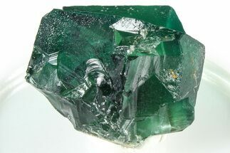 Fluorescent Green Fluorite Twins - Diana Maria Mine, England #379571
