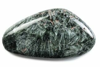 Polished Seraphinite Stone - Korshunovkiy Mine, Siberia #380132