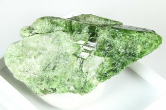 Lustrous Green Chrome Diopside - Minas Gerais, Brazil #379965