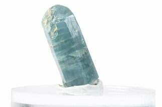 Lustrous Blue-Green Fluorapatite Crystal - Russia #380220