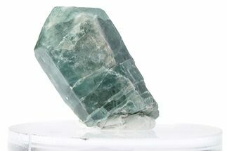 Lustrous Blue-Green Fluorapatite Crystal - Russia #380246