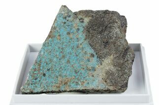 Sky-Blue Decrespignyite-(Y) on Rock - Paratoo Mine, Australia #380188