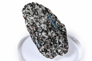 Fluorescent Kyanite & Garnet in Biotite-Quartz Schist - Russia #380655
