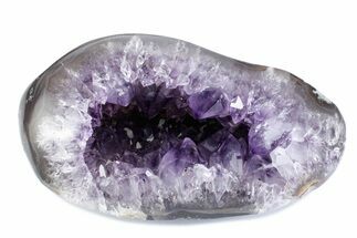 Wide, Purple Amethyst Geode - Uruguay #380266
