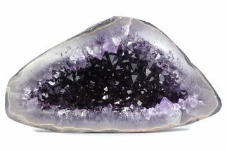 Wide, Purple Amethyst Geode - Uruguay #380278