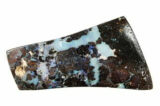 Colorful Polished Boulder Opal Specimen - Queensland, Australia #381778