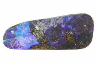 Galactic Boulder Opal Specimen - Queensland, Australia #381749
