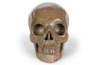 Realistic, Polished Chohua Jasper Skull #382002