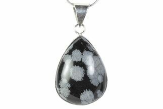 Snowflake Obsidian Pendant - Utah #376968
