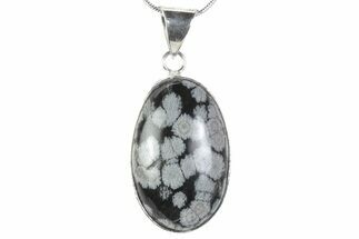 Snowflake Obsidian Pendant - Utah #376971