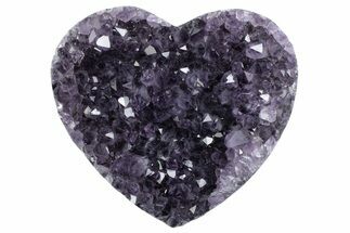 Soft Purple Amethyst Heart - Uruguay #383314