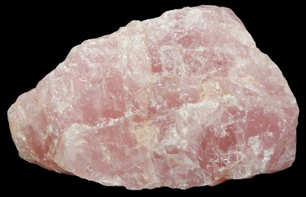 rough pink quartz